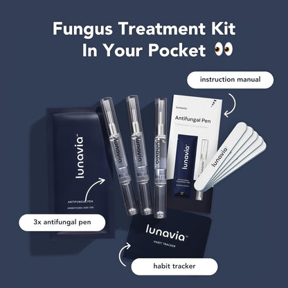 Antifungal Pen - Treats Athlete's Foot, Jock Itch & Ringworm25% Undecylenic Acid Infusion with Tea Tree, Jojoba & Clove Bud Oils - 3-Pack Twist Pen