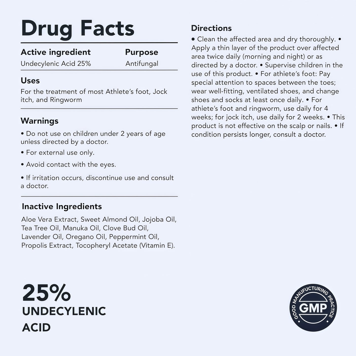 Antifungal Pen - Treats Athlete's Foot, Jock Itch & Ringworm25% Undecylenic Acid Infusion with Tea Tree, Jojoba & Clove Bud Oils - 3-Pack Twist Pen